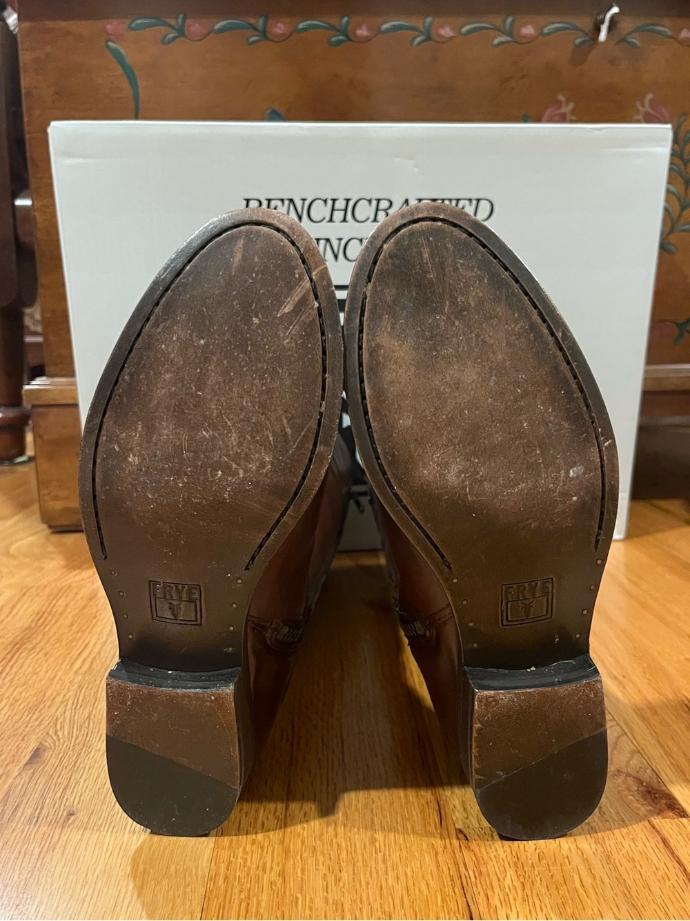 Frye | Melissa Harness Inside Zipper | Redwood | Size 7 M | Worn Once - Picture 8 of 16